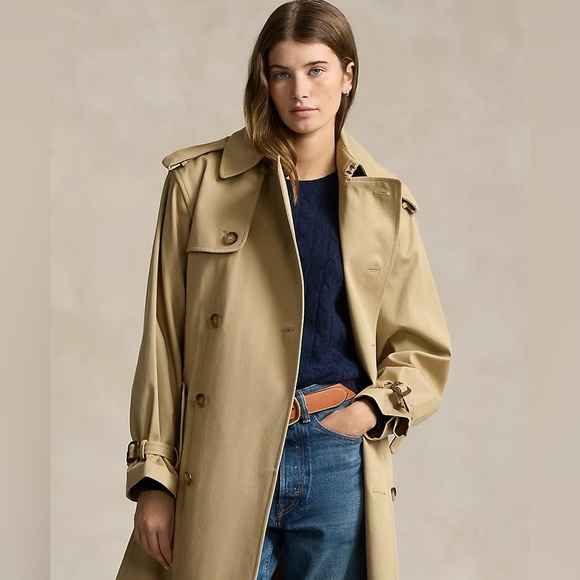 Ralph Lauren Classic Tan Trench Coat - Picture 5 of 6